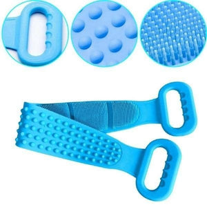 Body Sponge Silicone Brushes Bath Towels Body Scrubber Rubbing Back Peeling Massage Shower Extended Scrubber Skin Clean Brushes