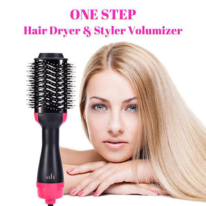 One Step Professional Curler Hair Straightener Hairdryer Hot Air Brush Styling Tool