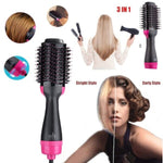 One Step Professional Curler Hair Straightener Hairdryer Hot Air Brush Styling Tool