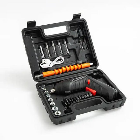 47PCS  Electric Rechargeable Screw driver Drill Set